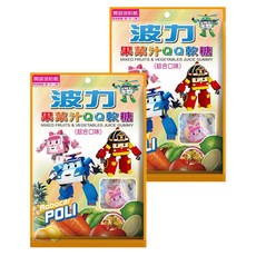 吉樂兒 波力 果汁QQ軟糖, 70g, 2包