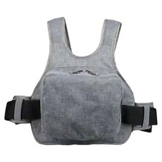 透氣反光兒童機車安全帶, 典雅灰, 1個
