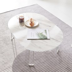 아이캔컴퍼니 E0 LPM 올리브 접이식 테이블 900, 마블