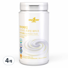 원데이뉴트리션 마이바디 다이어트 프로틴 쉐이크 허니요거트맛, 4개, 700g
