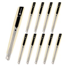 화신 209 커터칼 소 KN-209, 화이트, 10개