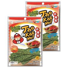 TAO KAE NOI 小老板 厚片海苔 辣香味, 32g, 2包