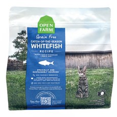OPEN FARM 自然農選無穀 全齡貓 乾糧, 野撈季節白魚, 900g, 1袋