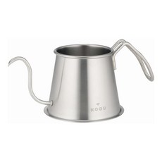 SHIMOMURA 下村 KOGU 日製18-8不鏽鋼掛耳式咖啡極細口手沖壺, 細口手沖壺, 500ml, 1個