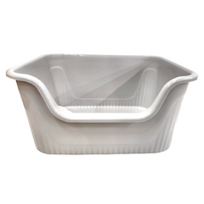 Nice u 毛樂趣 都會貓砂盆 PP聚丙烯材質, U型, 44.5 x 37 x 22.5cm, 1個