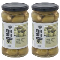 테라크레타 아몬드 그린 올리브 (씨 제거), 290g, 2개