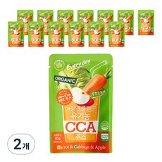 홀베리 아침엔 클렌즈 유기농 CCA 주스 14p, 80g, 28개