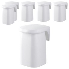 For U Living 倒掛磁吸漱口杯, 白色, 6個