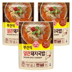 오뚜기 부산식 얼큰 돼지국밥, 3개, 500g
