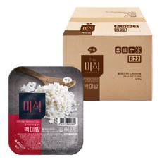 더미식 백미밥, 210g, 32개
