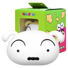 BELLEAMANT 蠟筆小新 大臉車用芳香劑 小白, 白麝香, 1個