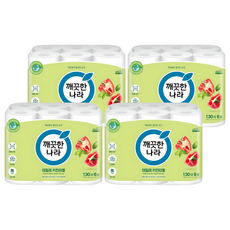 KleanNara 可綠納樂 綠色包裝日常廚房紙巾, 130張, 24捲