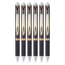 pentel 飛龍文具 ENERGEL 自動極速鋼珠筆 BLP75-BX 紅色, 6支