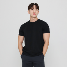 MALDEN 男性經典肌肉版型素色T恤