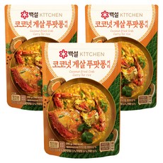 CJ BEKSUL 白雪 椰香蟹肉咖哩, 170g, 3個