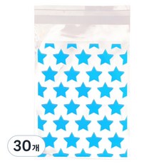 올하이 포토카드 스티커 슬리브 포장 봉투 8 x 13 cm, 스타블루, 30개