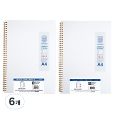 OXFORD 밀키웨이 Milkyway PP 스프링노트 A4 좌철 80매 코넬, 6개