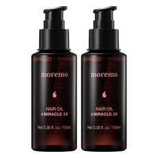 모레모 미라클 2X 극손상 집중 케어 헤어 오일, 2개, 100ml
