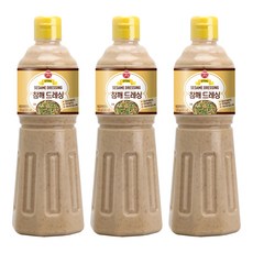 오뚜기 참깨드레싱, 1.04kg, 3개