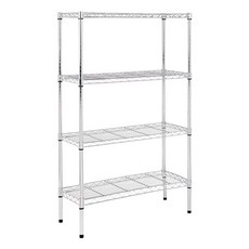 4層金屬置物架 900*350*1200mm+輪子組, 單色