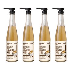 비셰프 바닐라향시럽, 500ml, 4개