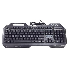 HONG JIN 宏晉 電競鍵盤, HJ-221, 薄膜軸, 黑色