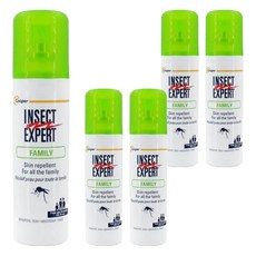 Cooper 禦叮 Insect Expert 長效防蚊液，家庭號，適用於全家，法國原裝, 100ml, 5瓶
