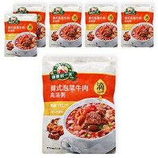 得意的一天 滴雞精 320g*6包 韓式泡菜牛肉 即食粥 高湯粥