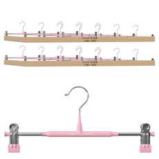 奈米防滑無痕褲架 31 x 5.5cm 10個, 粉色, 2組