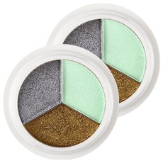 MEIBROWN 冰塊美甲 亮彩鏡面粉 M10193, 2個, 混合金色