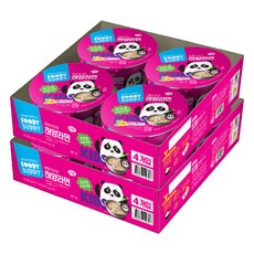 푸디버디 하양라면 컵, 80g, 8개