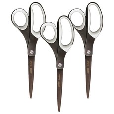 3M Scotch 優質鈦金屬剪刀 20.3cm, 棕色 + 白色, 3個