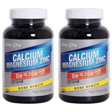 Daily One [每日一]鈣鎂鋅, 156g, 2罐