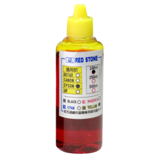 RED STONE 紅石 EPSON 環保連供墨水 通用款 100ml, 黃色, 1瓶