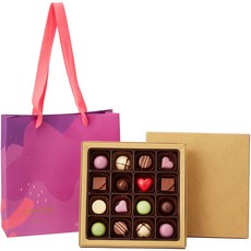 Ramiet Lamy Love Ensemble 手工巧克力禮盒套組 16 件 + 購物袋, 1組