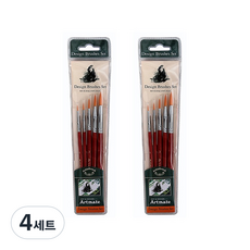 Artmate 細毛筆 300A 5支組, 1號, 2號, 3號, 4號, 5號, 4套