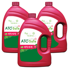 아토세이프 액체세제 본품, 3.1L, 3개