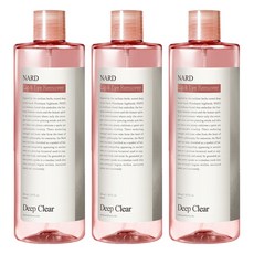나드 딥 클리어 립 앤 아이리무버, 500ml, 3개