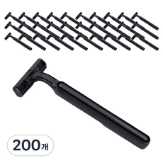 防滑一次性剃須刀 Simple Plus Black, 1入, 200個