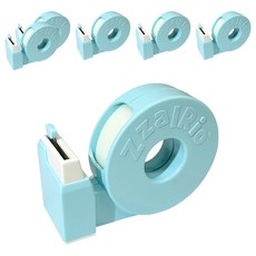 잘잘리오 휴대용 아동용 안전 테이프 디스펜서, 스카이 블루, 6개