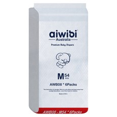 aiwibi 愛薇彼 夜用甄柔瞬吸黏貼型紙尿褲 6~11kg, 324片, M