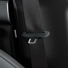 메이튼 안전벨트 클립 버클 실리콘 커버, 블랙, 1개