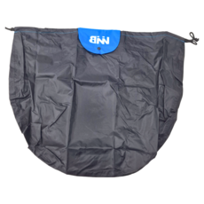 BiNiN 斌瀛 圓堡包多功能防水安全帽收納袋, 黑色 + 藍色