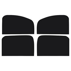 리브모토 차량용 마그네틱 창문 햇빛가리개 암막커튼 2종 x 2p 세트, 블랙, 1세트