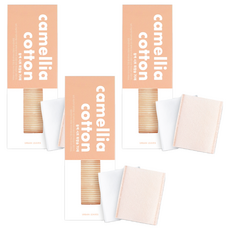 Urban Leaves 山茶花床單化妝棉, 70入, 3個