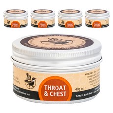 Tui Balms 舒緩呼吸精油蜂蠟膏, 橄欖油 維生素E 茶樹冬青精油, 40g, 5罐