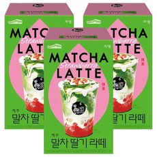 까페모리 로스티크 말차 딸기 라떼, 21.8g, 10개입, 3개