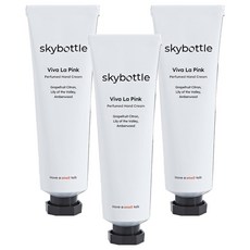 스카이보틀 퍼퓸 핸드크림 비바라핑크, 50ml, 3개