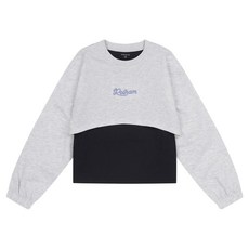 폴햄키즈 여아용 저중량 더블니트 소로나 레이어드 티셔츠