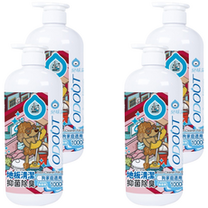 臭味滾 ODOUT 地板清潔 狗家庭適用, 4瓶, 1L